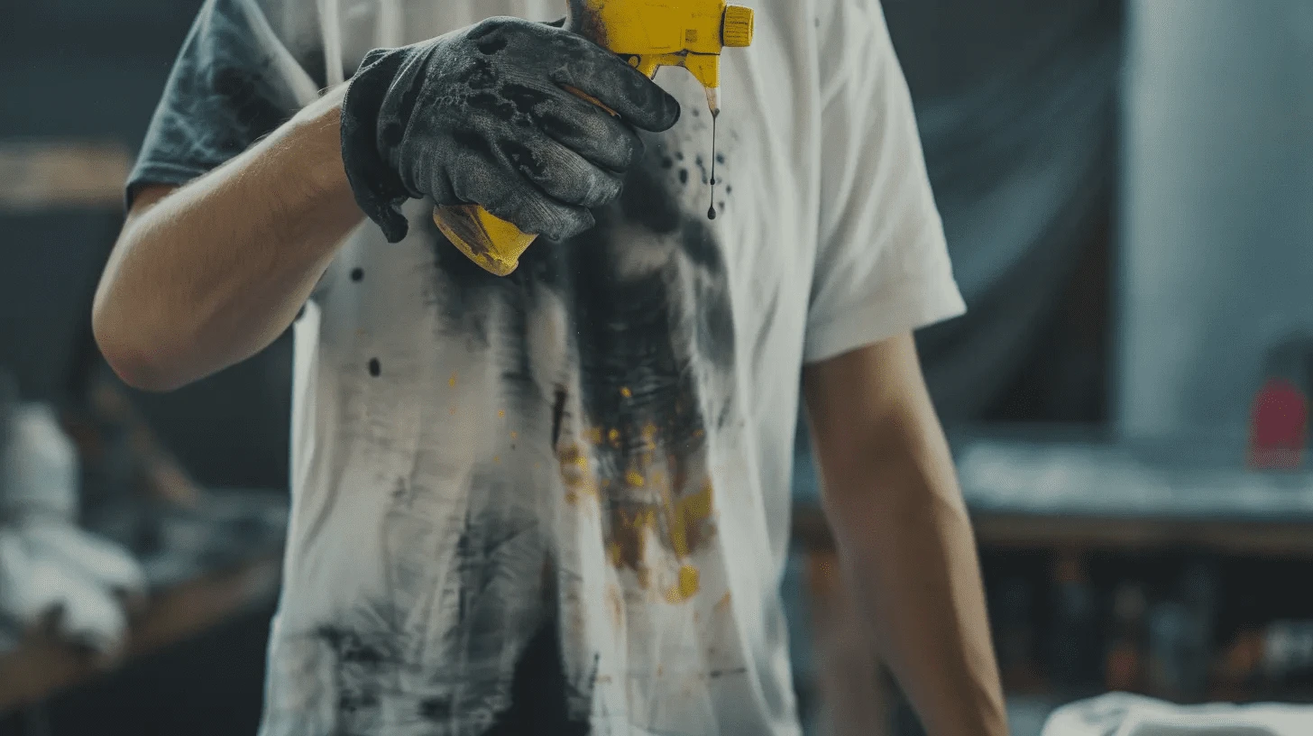 Oil Stain Problems - Remove Grease Before Heat Sets