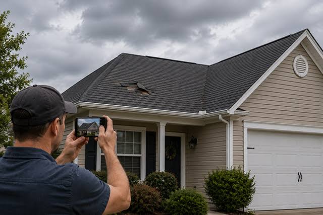 Storm Damage Disputes - Photograph Losses Before Conditions Change